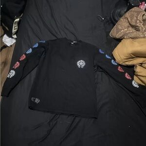 High quality 1 of 1 REPLICA chrome hearts multi color long sleeve